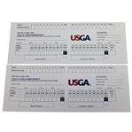 2016 & 2017 Official US Open Scorecards - Oakmont & Erin Hills