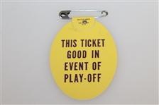 1965 Masters Tournament Series Badge #13592 - Jack Nicklaus Winner