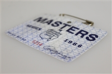 1966 Masters Tournament Series Badge #5214 - Jack Nicklaus Winner