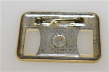 1961 Masters Tournament Working Press Badge - Gary Player Winner