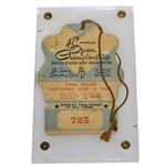 1947 US Open at St. Louis CC Final Round Saturday Ticket #725 - Lew Worsham Winner