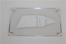 Craig Wood(D-1968) Signed Cut-2nd Toughest Masters Champ Autograph FULL JSA #Z90648
