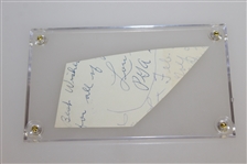 Claude Harmon Signed Cut Dated 'June 8, 1951'- Seldom Seen Masters Champ FULL JSA #Z90647