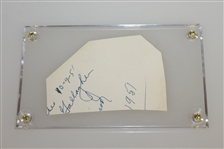 Jimmy Demaret Signed Cut with Personal Note & Year JSA ALOA