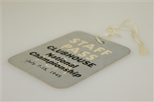 1945 PGA Championship Program & Clubhouse Staff Pass - Part of Nelson's 11 in a Row!