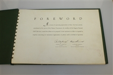 Post 1952 Album The Masters Tournament Augusta National Golf Club Member/Player Gift