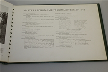 Post 1952 Album The Masters Tournament Augusta National Golf Club Member/Player Gift