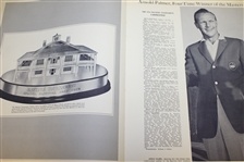 Augusta National Golf Club Member Gift - Arnold Palmer's 1964 Scrapbook In Tribute to 4th Masters Win