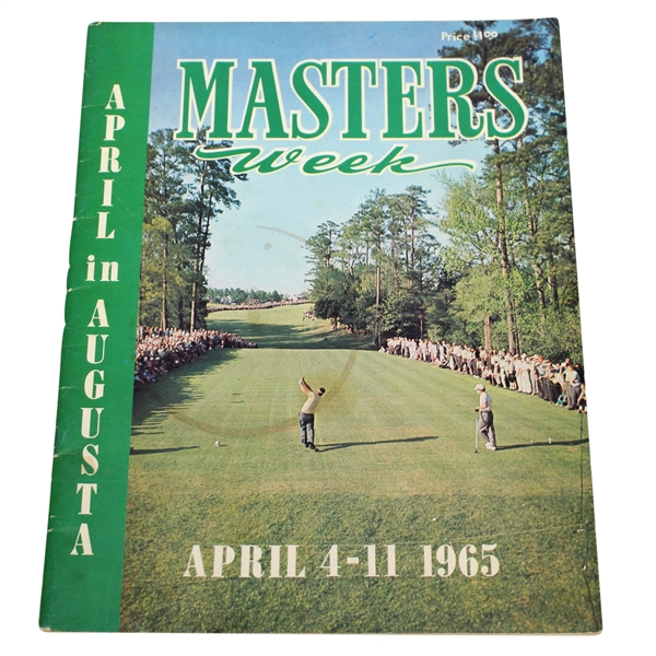1965 Masters Week April in Augusta Magazine