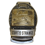 Curtis Stranges 2002 Shell Houston Open Contestant Badge/Money Clip