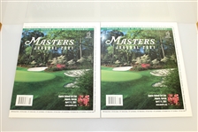 Masters Tournament Journals - 1991(x2), 2001(x2), 2002, 2009, & 2011