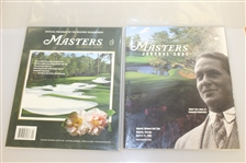 Masters Tournament Journals - 1991(x2), 2001(x2), 2002, 2009, & 2011