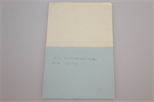 Syd Easterbrook (D-1975) Signed Letter - Deciding Point over Shute 1933 Ryder JSA ALOA