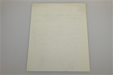 Alex (Sandy) Herd (D-1944) Signed 1927 Letter - 1902 British Open Champ JSA ALOA