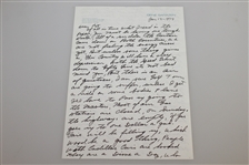 Gene Sarazen Signed Handwritten 5 Page Letter - Pans Graphite Clubs JSA ALOA