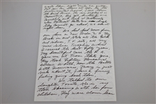 Gene Sarazen Signed Handwritten 5 Page Letter - Pans Graphite Clubs JSA ALOA