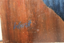 Bobby Jones Original Oil on Wood Painting Signed by Artist Bill Waugh JSA ALOA