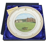 Old Course St. Andrews Ltd Ed #5 Aynsley Plate - Bill Waugh Millennium Collection
