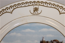 Old Course St. Andrews Ltd Ed #5 Aynsley Plate - Bill Waugh Millennium Collection