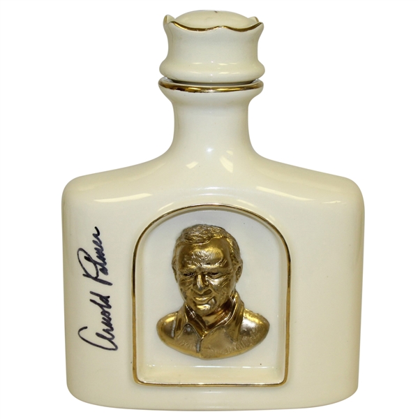 Arnold Palmer Signed Bill Waugh Bay Hill Inv. Artist Proof Porcelain Decanter JSA ALOA