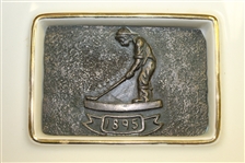 Pinehurst #2 'Putter Boy & Clubhouse' Bill Waugh Porcelain Decanter 