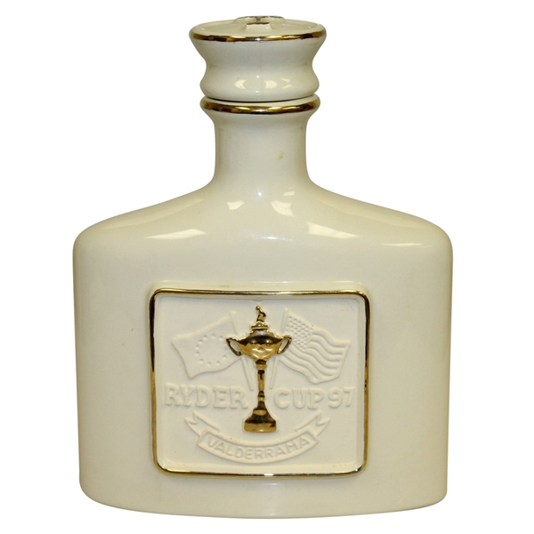 Ryder Cup 1997 Valderrama Golf Club Bill Waugh Artists Proof #2 Porcelain Decanter 