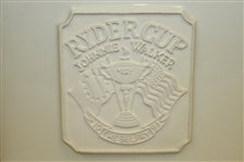 Ryder Cup 1993 The Belfry Johnnie Walker Bill Waugh Handcrafted Porcelain Decanter 