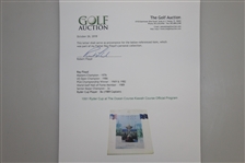 1991 Ryder Cup at The Ocean Course Kiawah Course Official Program