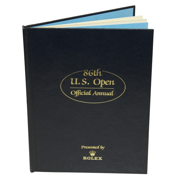 Ray Floyds Personal Signed 1986 US Open Hardcover Annual JSA ALOA