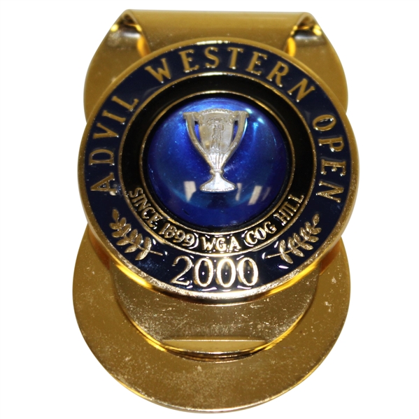 Robert Floyds 2000 Advil Western Open Contestant Money Clip - Father, Son Both Compete