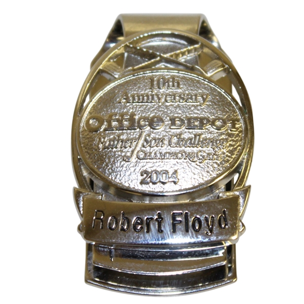 Robert Floyds 2004 Office Depot Father/Son Challenge Contestant Badge/Clip