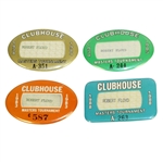 Robert Floyds 1983, 1984, 1985, & 1988 Masters Tournament Clubhouse Badges