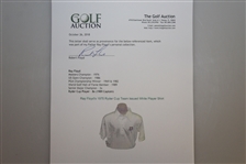 Ray Floyd's 1975 Ryder Cup White Player Shirt