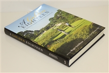 Jack Nicklaus Signed 'A Golden Eighteen' Book - Author Also Signed JSA ALOA
