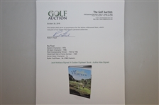 Jack Nicklaus Signed 'A Golden Eighteen' Book - Author Also Signed JSA ALOA