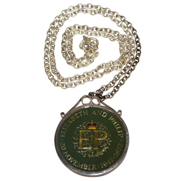 1975 Ryder Cup Player Gift Medallion - Elizabeth & Peter - Ray Floyd Collection