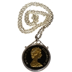 1975 Ryder Cup Player Gift Medallion - Elizabeth & Peter - Ray Floyd Collection