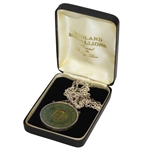 1975 Ryder Cup Player Gift Medallion - Elizabeth & Peter - Ray Floyd Collection