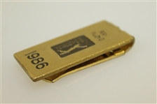 Ray Floyd's Personal 1986 PGA Tour Credential Badge/ Money Clip - U.S. Open Winning Year