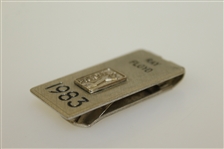 Ray Floyd's Personal 1983 PGA Tour Credential Badge/Money Clip- Vardon Trophy Year