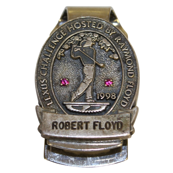 Robert Floyds 1998 Lexus Challenge Money Clip Hosted by Raymond Floyd