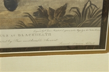 'To The Society of Golfers at Blackheath' Engraving Print by Abbott - Framed