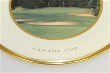 Pine Valley Golf Club Lenox Canada Cup Plate, 1997- 4<sup>th</sup> Hole, Fairway View