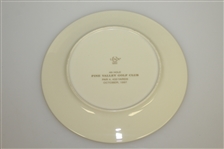Pine Valley Golf Club Lenox Canada Cup Plate, 1997- 4<sup>th</sup> Hole, Fairway View