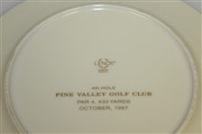 Pine Valley Golf Club Lenox Canada Cup Plate, 1997- 4<sup>th</sup> Hole, Fairway View