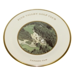 Pine Valley Golf Club Lenox Canada Cup Plate, 1993 - 4<sup>th</sup> Hole, Ariel View