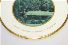 Pine Valley Golf Club Lenox Canada Cup Plate - 14<sup>th</sup> Hole, Jonh Arthur Brown Trophy