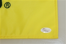 Nick Faldo Signed Masters Undated Flag with Years Won Notation FULL JSA #Y75522