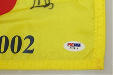 Ernie Els Signed 2002 Open Championship at Muirfield Flag PSA/DNA #F12613