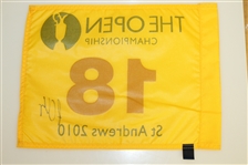 Louis Oosthuizen Signed 2010 Open Championship at St. Andrews Flag FULL PSA/DNA #S03974